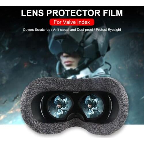 2 Pair Lens Protector HD Clear Film Anti-scratch Dust-proof Lens Protector For Valve Index Virtual Reality