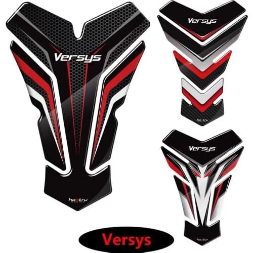 3D Resin Motorcycle Tank Pad Protector Sticker Case for KAWASAKI VERSYS 650 X300 VERSYS 1000 Models
