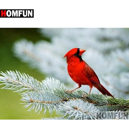 HOMFUN Full Square/Round Drill 5D DIY Diamond Painting "Bird scenery" Embroidery Cross Stitch 3D Home Decor Gift A11162