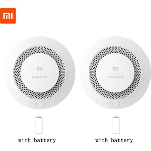 2021 Xiaomi Smoke Sense Guard Smoke Gas Detector Honeywell Sensor Fire Alarm Audible&Visual Alarm By MIjia APP Remote Control