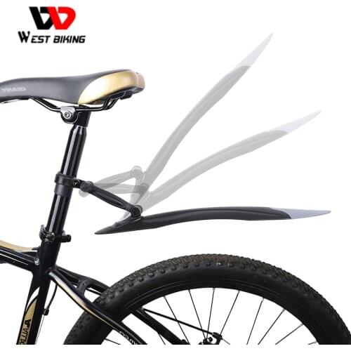 WEST BIKING Bicycle Fenders Bike Mudguard Mountain Mud Guards Wings For Cycling Quick Release Bike Front Rear Fender Set