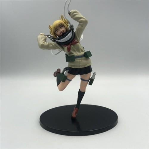My Hero Academia Bakugou Action Figures Toy Himiko Toga no Hero Academia Anime Figurine All Might Diorama Brinquedos 18cm