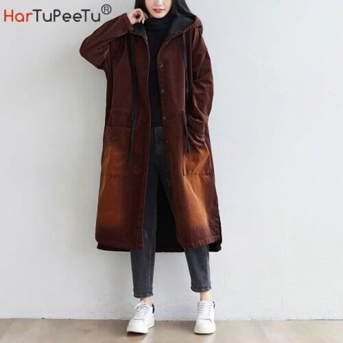 Женские плащи-ветровки HARTUPEETU China At AliExpress