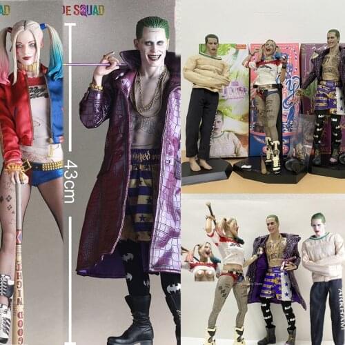 Crazy Toys Figure 1/6 Joker Quinn Acton Figures Team Of Prototyping Model Toy 43cm 30cm