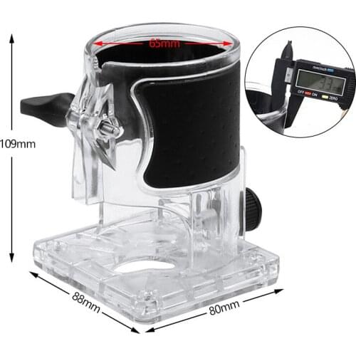 Edge trimming machine base woodworking small Luo machine transparent cover engraving machine protective cover shell edge trimmin