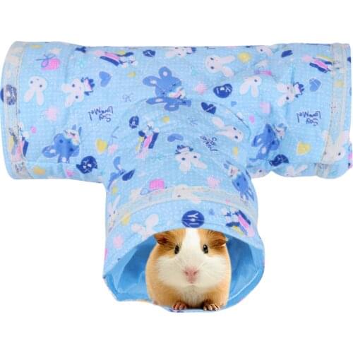 Mini Hamster Guinea Pig Tunnel Toy Pet Cages Hedgehog Tube House Cave Small Animals Pet Products Rat Mouse Toy