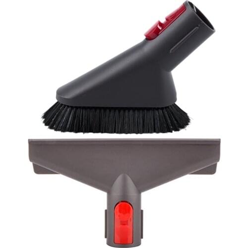 2x Vacuum Cleaner Dust Soft Brush /Bed Head Suction Head Suitable for Dyson V7 V8 V10