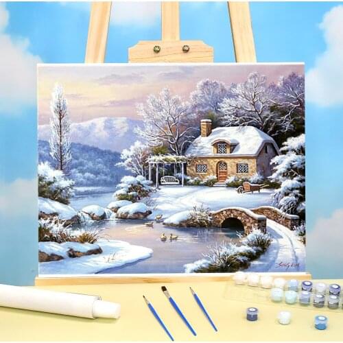 Nature DIY Painting By Numbers Kit Acrylic Paints 40*50 Picture By Numbers Photo Loft Picture For Adults Art