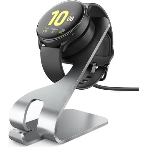 Charger Stand for Samsung Galaxy Watch 3, Galaxy Watch Active 2, Galaxy Watch Active 1 40mm USB Aluminum Charging Dock Base