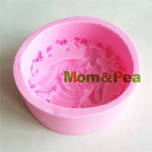 Mom&Pea MP150 Free Shipping Mom Silicone Mold Cake Decoration Fondant Cake 3D Mold Soap Mold Food Grade