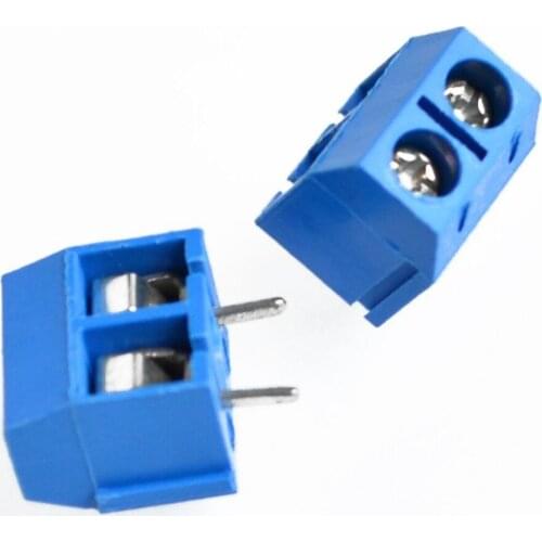 Official Smarian 50pcs 5.08-301-2P 301-2P 2 Pin Screw Terminal Block Connector 5mm Pitch Diy RC Toy Kit Electroincs Develop Lear