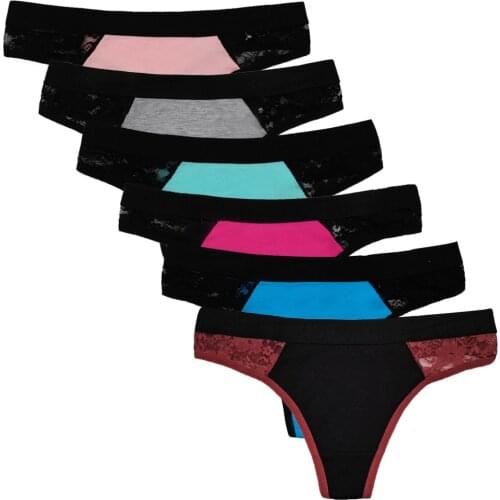 10pcs/lot Ladies Panties Sexy Women Cotton G String Thongs New Fashion Brand Pink Tangas Mujer Woman Underwear Lingerie Femme