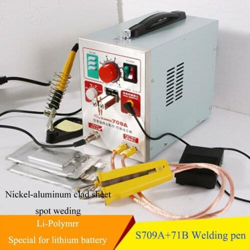 SUNKKO 709A with 71B Spot Welder Pulse Spot Welding Machine For Lithium Battery Pack Welding Machine