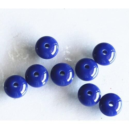 Dark Blue Resin Beeswax Hot Sell Clear Free Shipping Beads 8X5mm Abacus Loose Beads 15 Inches B77