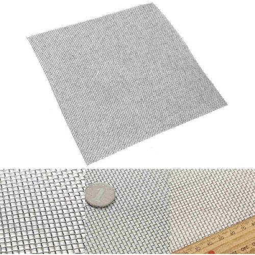Fine Stainless Steel Woven Wire Mesh Filter Grading Sheet Grill Silk Heavy Gauze