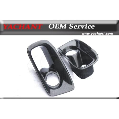 Car-Styling Carbon Fiber Air Ducts Fit For 1995-1998 Skyline R33 GTR OE Front Bumper Border Style Air Duct