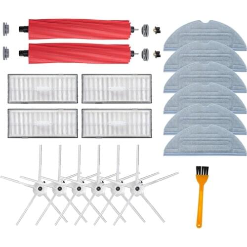 Main Brush Hepa Filter Mopping Cloth Side Brush For Xiaomi Roborock T7S T7 Plus T7splus S7 Mopping Rag Cloth Spare Parts