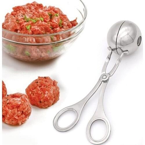 1 Pcs Meatball Maker Stainless Steel Meatball Clip Fish Ball Rice Ball Making Mold Clip Tool Convenient Kitchen Accessor