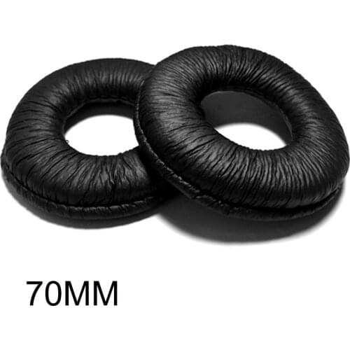 2 pairs Headphone Ear Pads Cushion Covers for SONY MDR V150 V250 V300 Universal for 70mm Round Headset