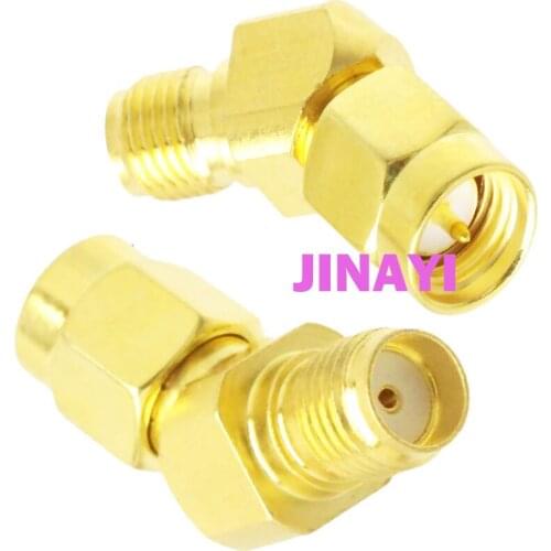 20pcs SMA Female to Male 45 Degree Antenna Adpater Connector For FPV Race RX5808 Fatshark Goggles