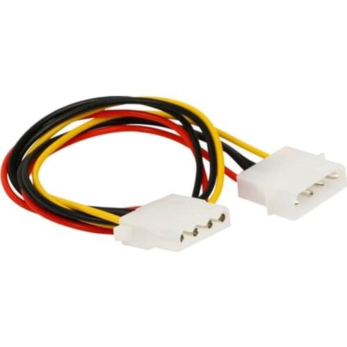 4 pins IDE Molex Internal Power Extension Cable Computer Power Supply PSU 12V/5V for Hard Drive Disk HDD DVD CD-RW Combo