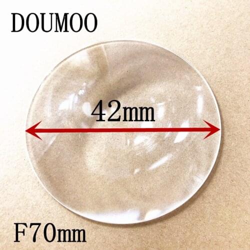 4 pcs optical fresnel lens Condenser lens Diameter 42 mm Focal length 70 mm round plastic magnifying lens free shipping