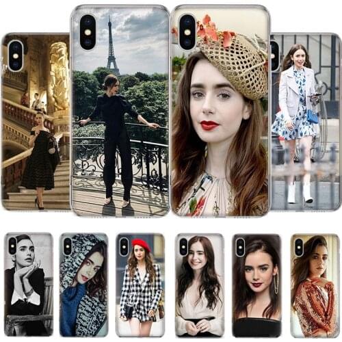 Emily in Paris Lily Collins Phone Case For iPhone 11 12 6 6s 7 8 Plus X XS XR Pro Max MINI 5 5s SE Cover Coque soft Silicone TPU