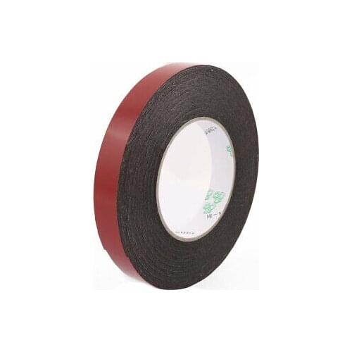 15mmx1mm Double Sided Sponge Tape Adhesive Sticker Foam Glue Strip Sealing 10M 2pcs