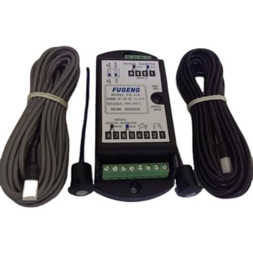 Photoelectric Beam Sensor 10m 90-degree infrared electronic Safety Light automatic door safety beam sensor (Single Beam