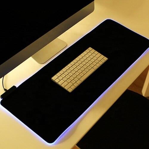 RGB Gaming Mouse Mat Pad Large Thick Extended Led Mousepad with Non-Slip Rubber Base,Keyboard Mice Mat for Mac, PC, Laptop, Desk