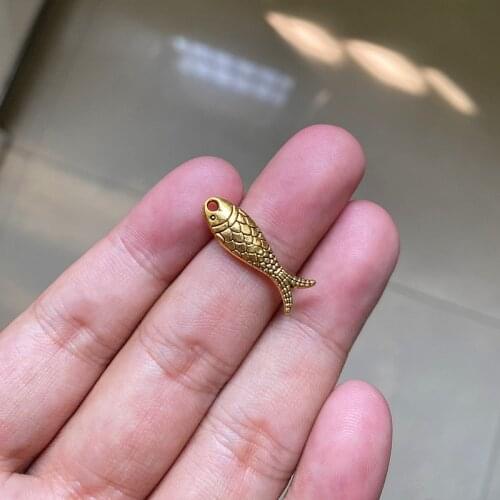 30pcs Fish Connector ,Charms Jewelry For Women DIY Necklace Bracelet Key Chain Aesthetic Accessories Jewelry Making Supplies