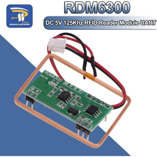 RDM6300 125Khz RFID Reader Module DC 5V RDM630 UART Output Access Control System For Arduino Diy Kit