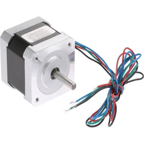 Nema17 48mm Hybird Stepper Motor 1.8 Degree 2 Phase Nema 17 Stepper Motor De Passo 4-lead For 3D Printer 2.5A 42HS48-2504