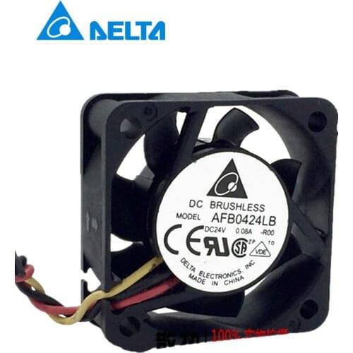 Delta Original 4015 4cm 40mm AFB0424LB 24V 0.08 inverter cooling fan