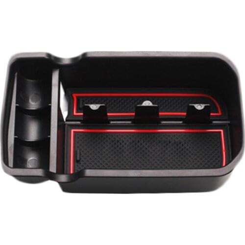 Car Center Console Armrest Secondary Storage Box With Non-slip Mat For 2017-2019 For Jeep Renegade 2019 New Style