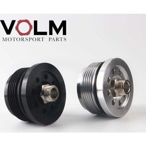 Conversion of oil filter oil sandwich billet aluminum for smart fortwo 450 models sw07