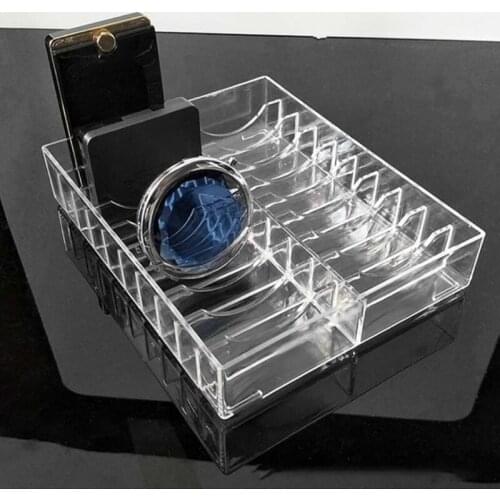 Cosmetic Storage Box Display Stand Transparent Acrylic Makeup Organizer Desktop Jewelry Collection Case Holder Household