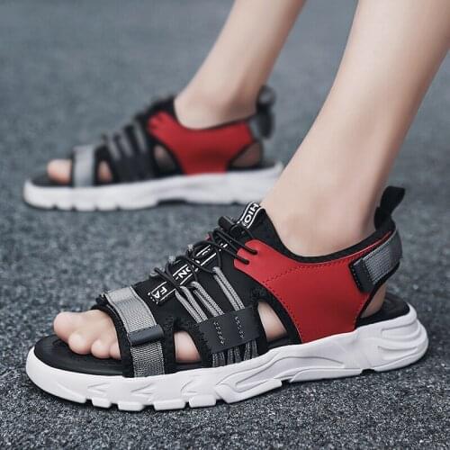 Mens Shoes Sandals Roman Sandals Men Sandale Homme Gladiator Sandal Black Rubber Sandalen Heren Camel Mens Male Man