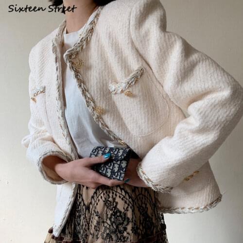 SIXTEEN STREET Womens Black Coats