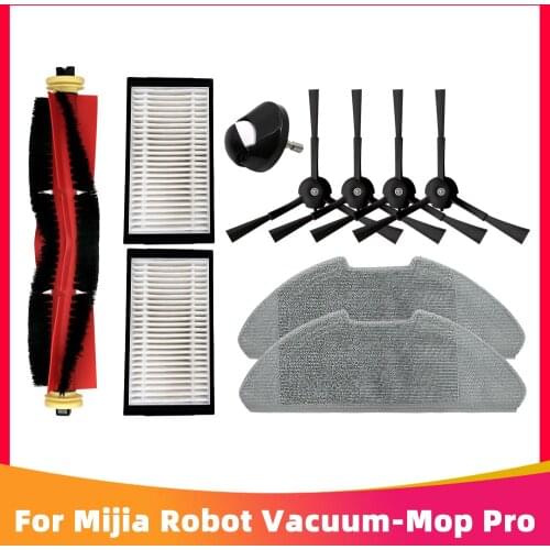 Main Side Brush Hepa Filter Rag Front Castor Wheel Replacement for Xiaomi Mijia Robot Vacuum-Mop Pro MJSTS1 Cleaner Spare Parts