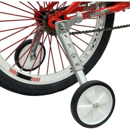 1 Pair Universal Adjustable Kids Child Mountain Bike Auxiliary Wheel Stabilisers U7EF