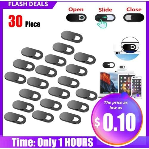 Universal Mobile Phone Privacy Sticker WebCam Cover Shutter Magnet Slider Plastic For iPhone 12 X Web Laptop Tablet Camera Cover