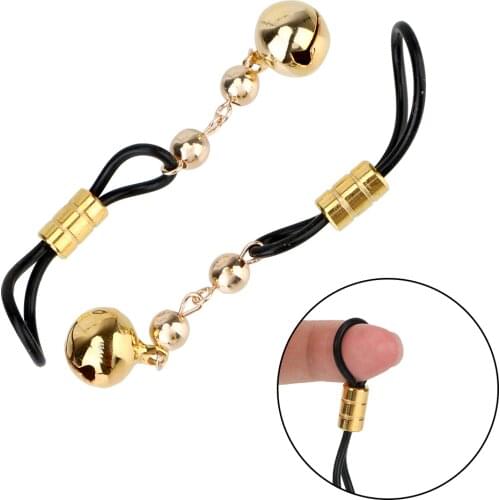 Metal Nipple Clips Nipple Stimulator Breast Bondage Torture Play Clamps Gold Sliver Bells Adult Games Sex Toys for Couple