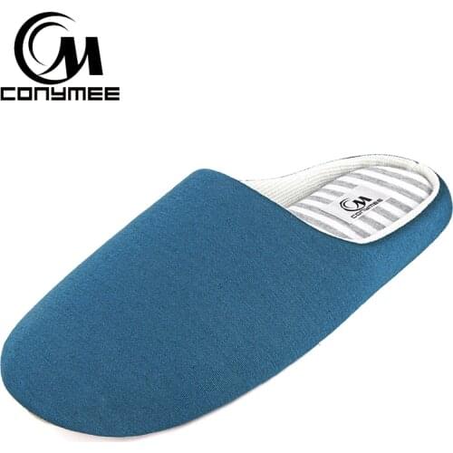 Winter Men Home Slippers Casual Indoor Shoes Footwear Soft Plush Bedroom Slippers Sandals Non-slip Male Warm Cotton Slipper Shoe
