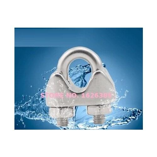 1-7pcs, M12--M32 304 stainless steel wire rope clip clamp rigging hardware ,boat part,marine hardware