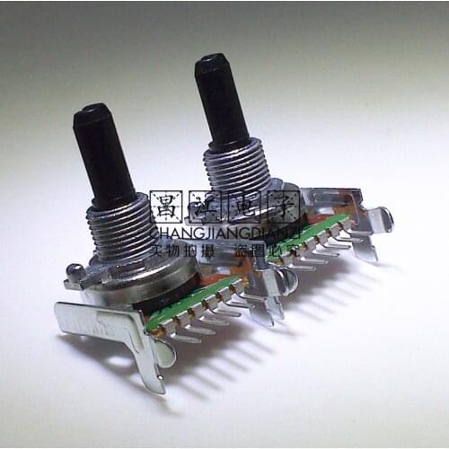 1 Piece B104 Stereo Channel B100K Midpoint Balance Power Amplifier Volume Potentiometer 20MM Half Axis 6 Feet