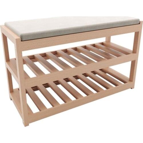 2 shelf Wood Shoe Upper Sedate Solid Wood Minderli Shoe Upper