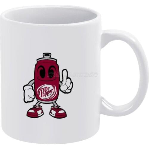 Vintage Dr. Pepper Merch White Mug 11oz Funny Ceramic Coffee Tea Milk Cups Logo Ice Vintage Pepper Dr Soda Dr Pepper Dr Pepper