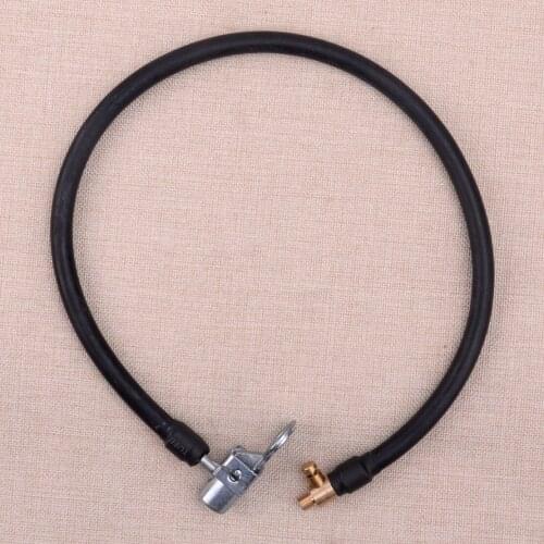 60cm Black Tire Valve Air Chuck Inflator Pump Extension Connect Hose Pipe Adapter for Car Bike Motorcycle Accessories