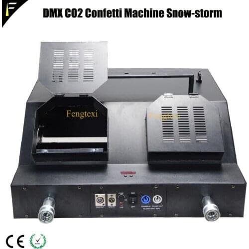 Club Color Paper Confetti+Co2 Gas Jet Machine Model Snow Storm Waterfall Machine Confetti Spray Jet with 8meter Hose